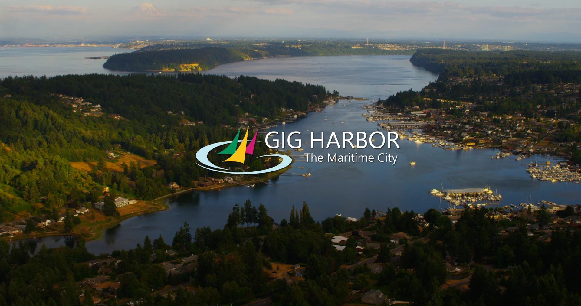 Gig Harbor, Washington - Tied to the Water, image size:1920x1012