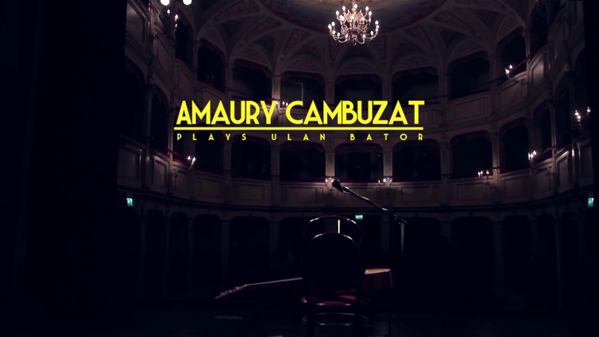 Amaury Cambuzat plays Ulan Bator