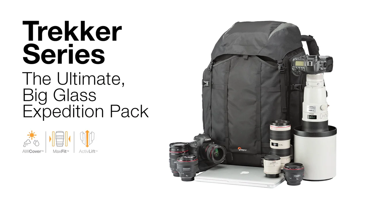 Lowepro Lens Trekker 600 AW III Backpack (Black) LP36776 B&H Lowepro Lens Trekker 600 AW III Backpack (Black) LP36776 B&H