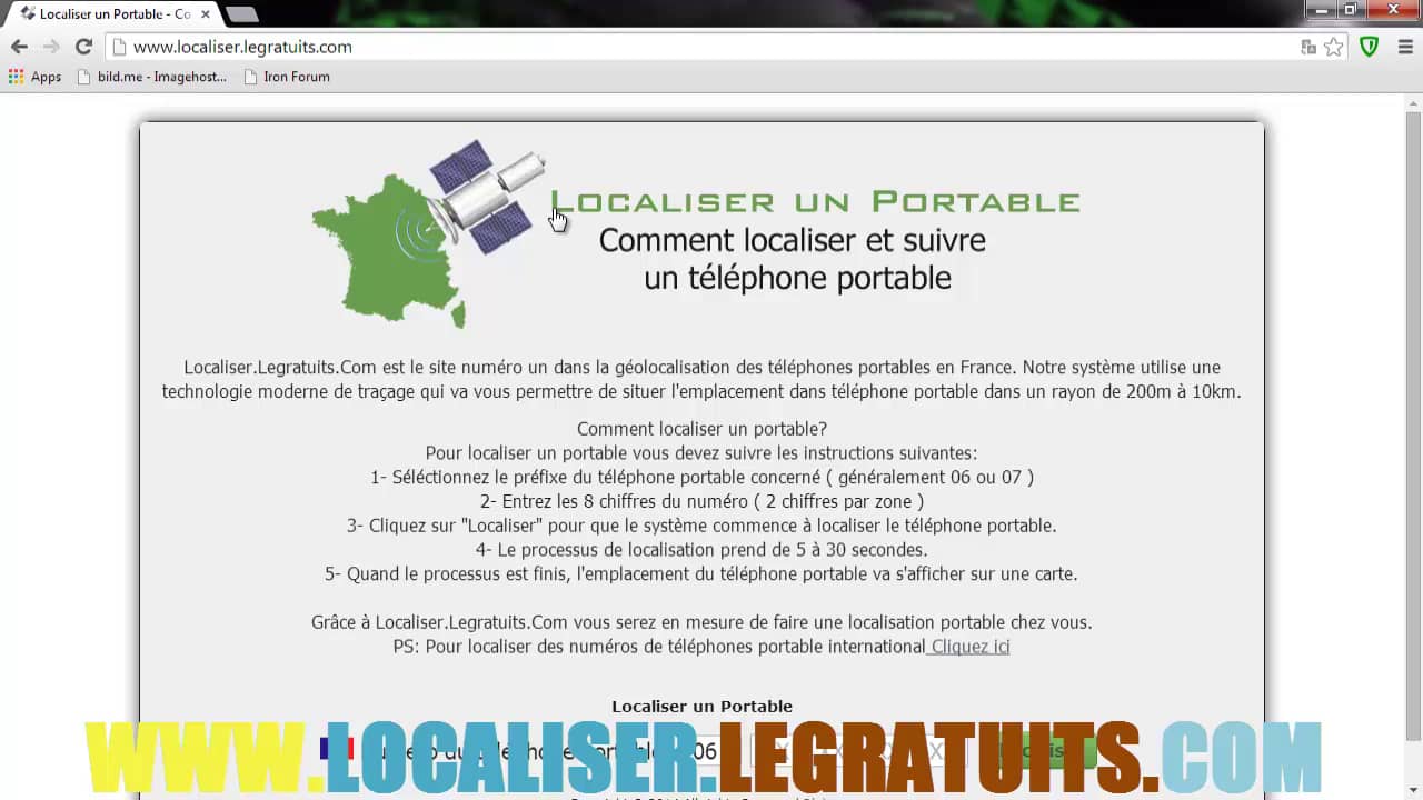 localiser le numéro de téléphone portable on Vimeo