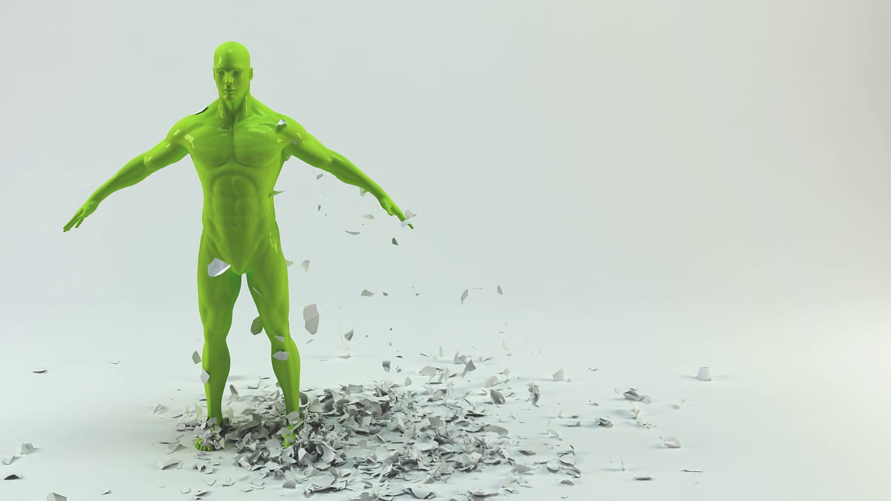 Thinking Particles Skin Peeling R&D on Vimeo