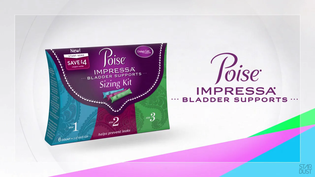 Poise Impressa bladder supports 