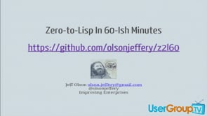 Zero To Lisp In 60-ish Minutes