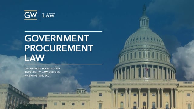 Government Procurement Law at GW