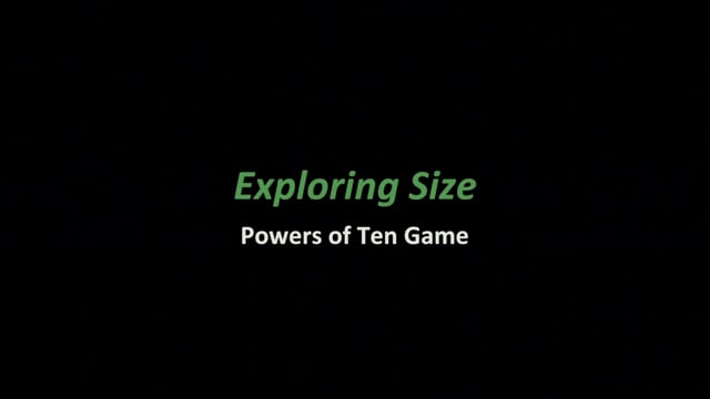 Exploring Size - Powers of Ten Game (NanoDays Training Video)