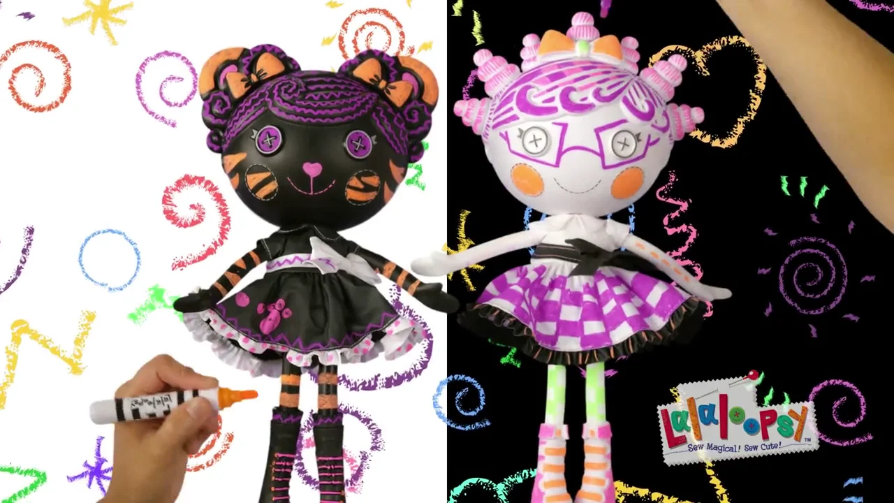 lalaloopsy color me doll black