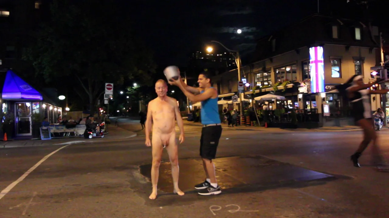Naked Ice Bucket Challenge