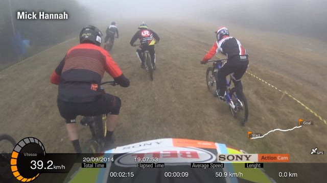 World First 10X MTB Downhill Finals Helmet Cam