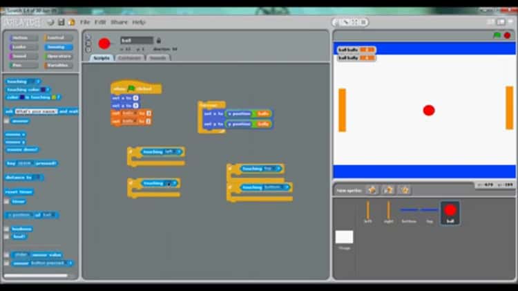 How to make 2-Player Pong on Scratch! 