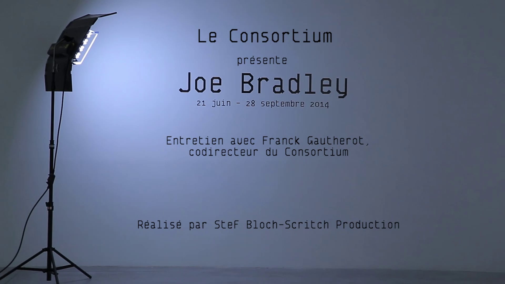 Portrait of an Artist - JOE BRADLEY (VOSTFR)