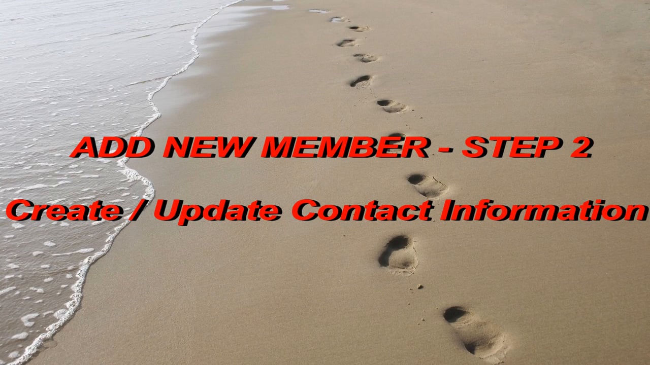 New Member Step 2 on Vimeo