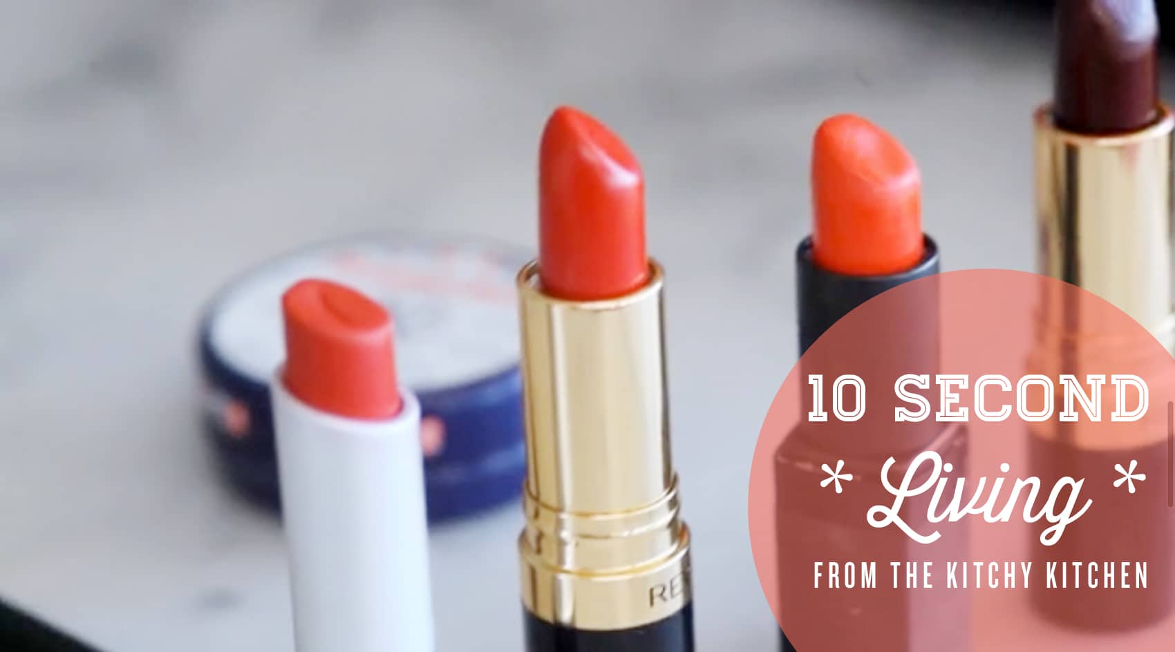 10 Second Living with Pretty Pleased How to Apply Red Lipstick on Vimeo