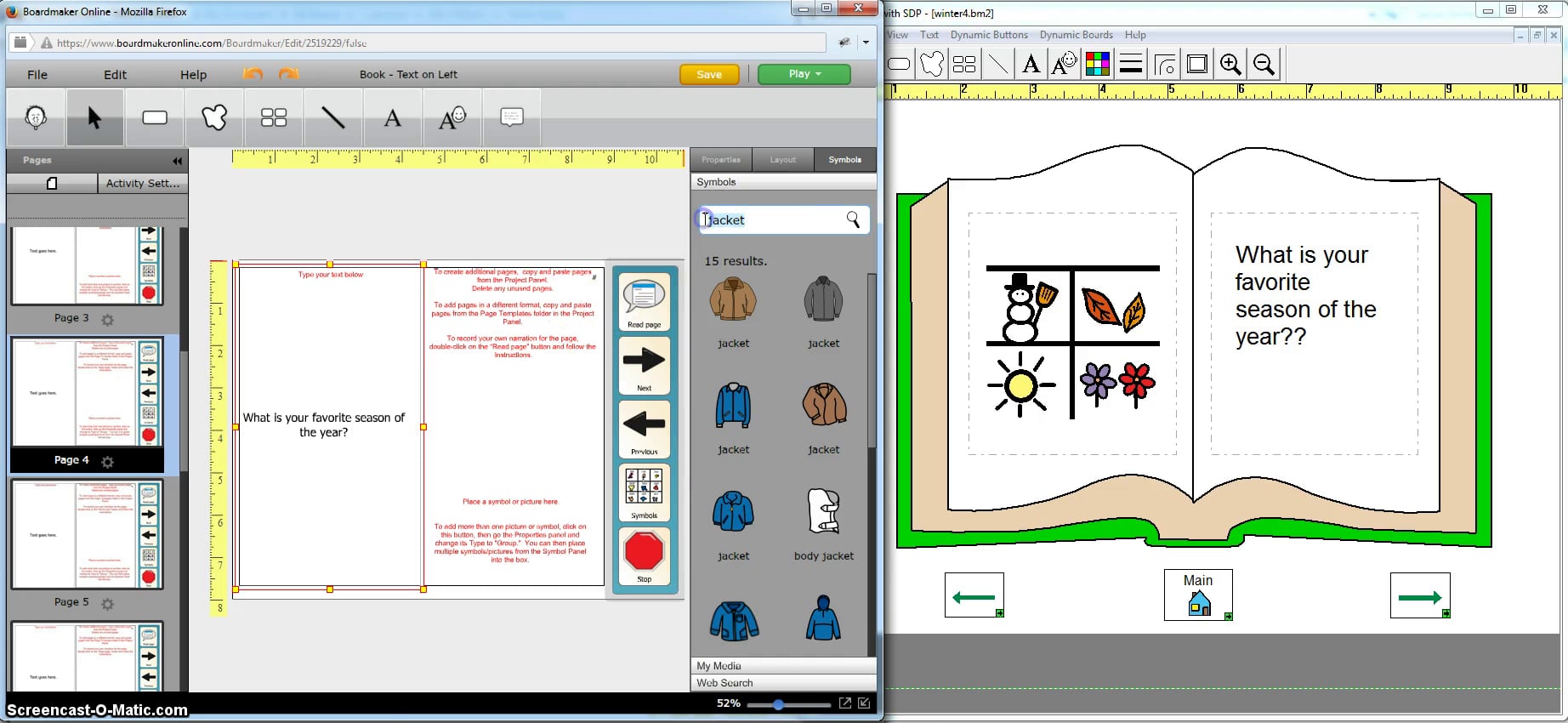 Recreating a Book in Boardmaker Online | Videos & Movies on Vimeo