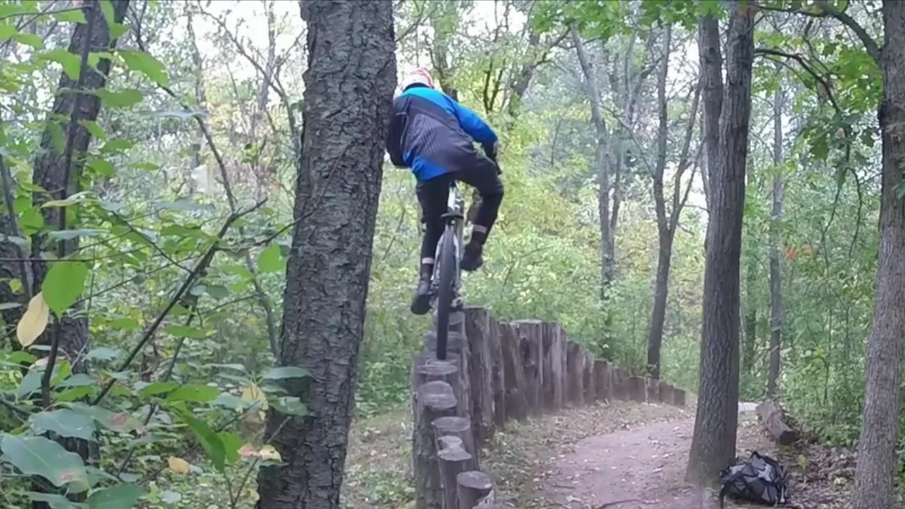 Hillside mountain outlet bike park