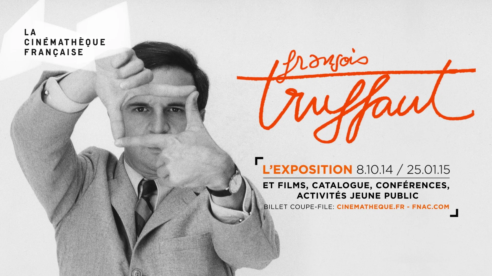 フランソワ・トリュフォー」展 | トリコロル・パリ : パリとフランスの