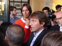 Il CT della Nazionale Conte in Basilica! Guarda le immagini