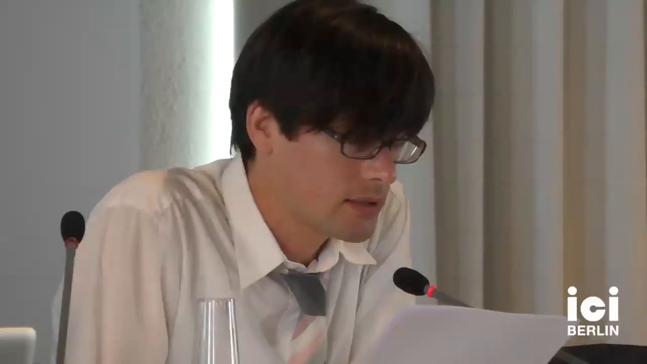 Talk by Robert Meunier [Part 6, 2]