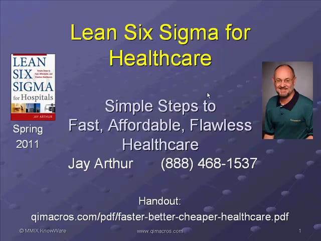 Six Sigma for Healthcare Introduction