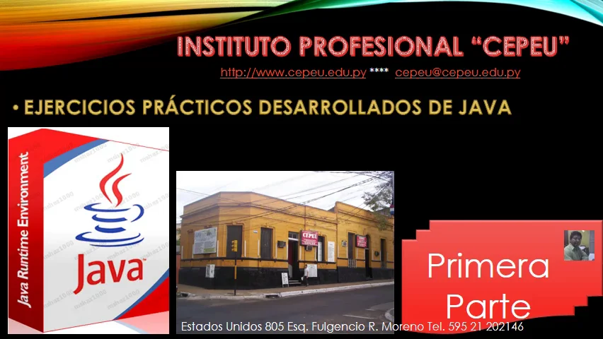 Primer Ejercicitario de Java Presentación on Vimeo