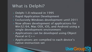 Cross platform mobile development with Delphi