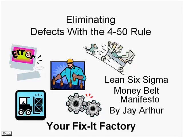 Eliminating Defects With The 4-50 Rule