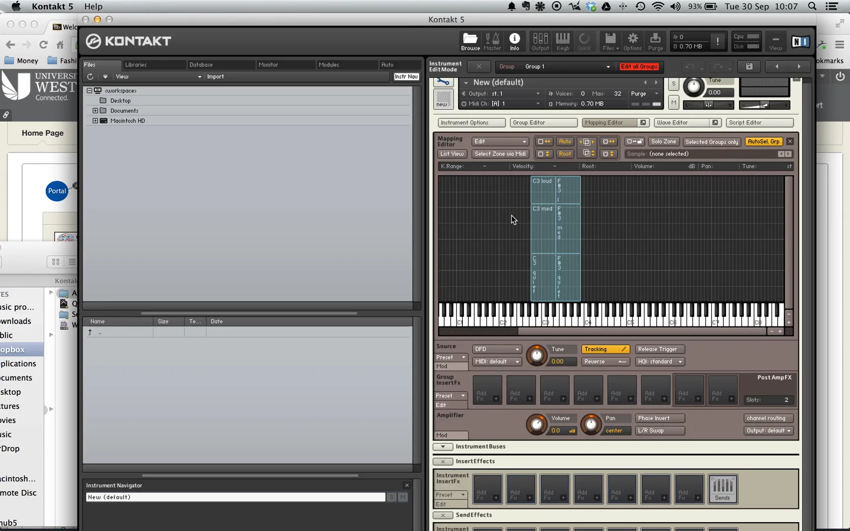 Kontakt crossfading (velocity and key) on Vimeo