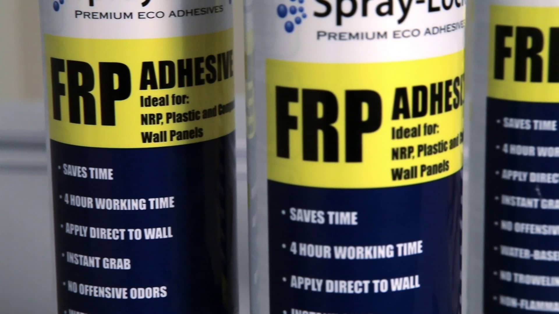 SprayLock FRP Adhesive Demonstration on Vimeo