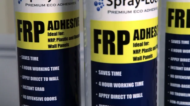 Spray Lock FRP Adhesives - Glue for Mirroflex Wall Panels