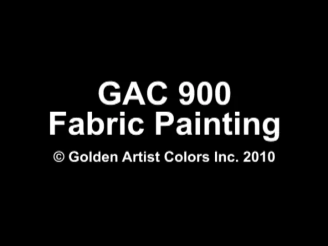 Golden GAC 900 Heat-Set Fabric Painting Medium - Paramount-Coatings