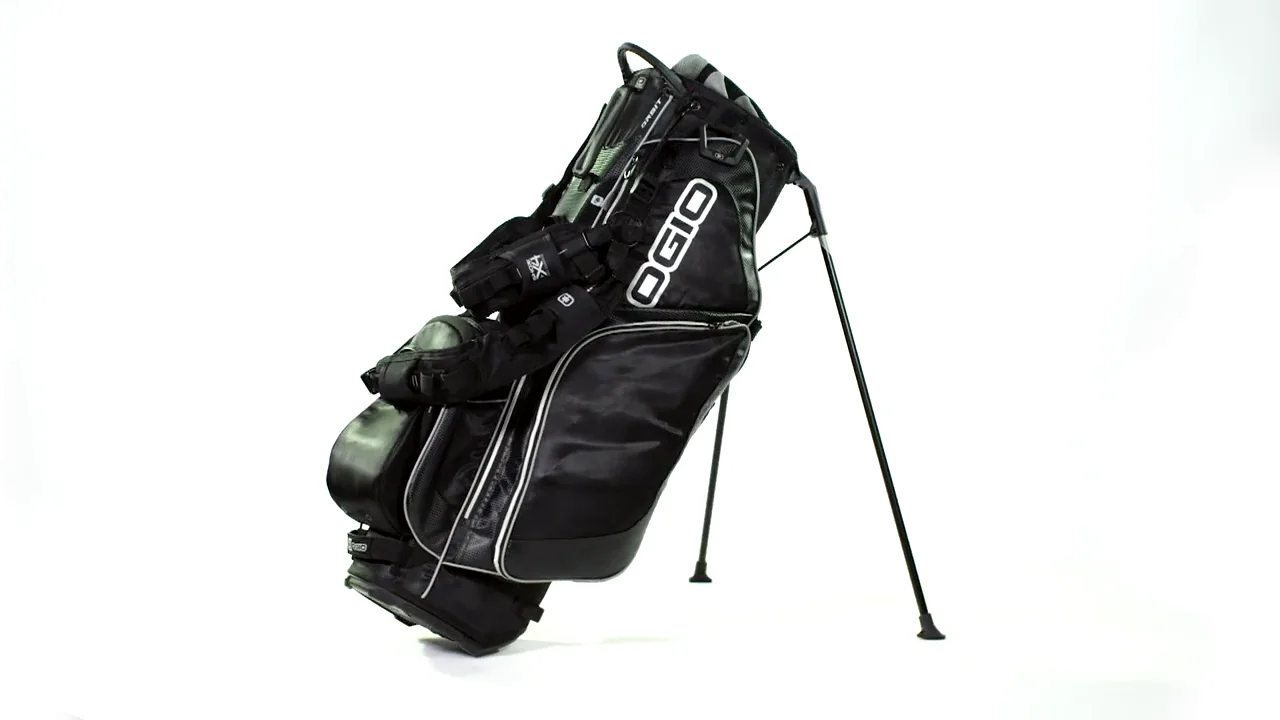 OGIO Black Orbit Stand Golf Bag