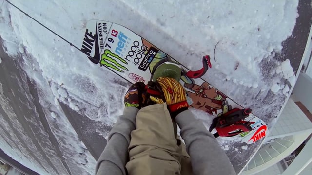 The NoToBo “GoPro” First Hit Roof Gap Try from Sexual Snowboarding