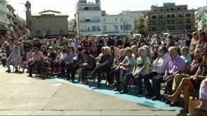 Emotiu homenatge a Tito Vilanova durant la Festa de l'Anxova