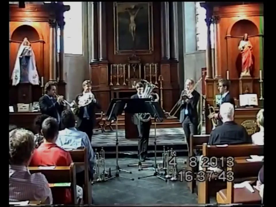 Eburon Quintet performing Pie Jesu G. Fauré. Arr. for Brass Quintet by Gunter Carlier..mp4 on