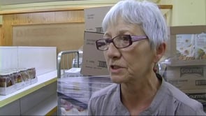 Donació de l'euro solidari al Banc dels Aliments