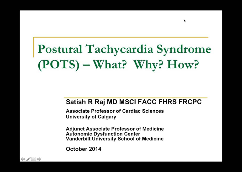 Connecting the Dots Between EDS and POTS Presented by Dr. Satish R