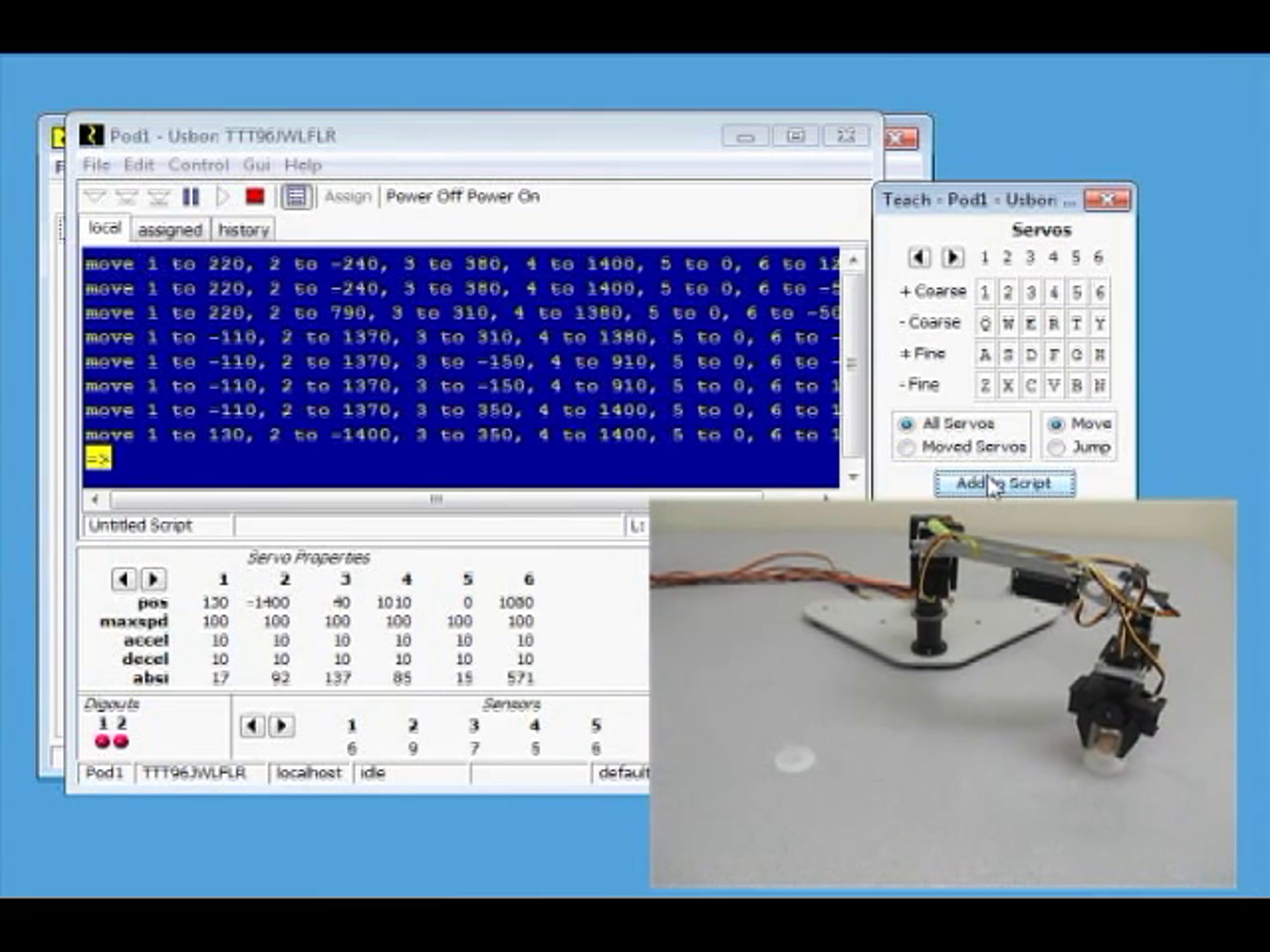 Connect + Program an Arm Built w/ the Robix Rascal Set (9 min) | Videos ...