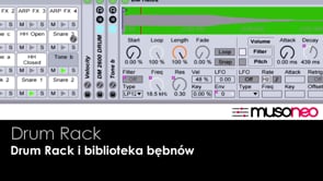Drum Rack i biblioteka bębnów