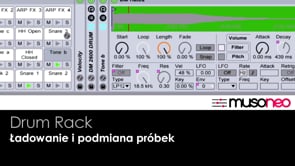 DRUM RACK Ładowanie i podmiana próbek