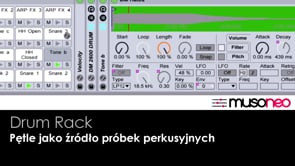 DRUM RACK Pętle jako źródło próbek perkusyjnych