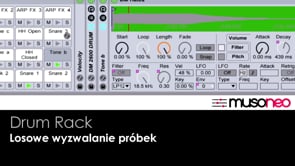 DRUM RACK Losowe wyzwalanie próbek