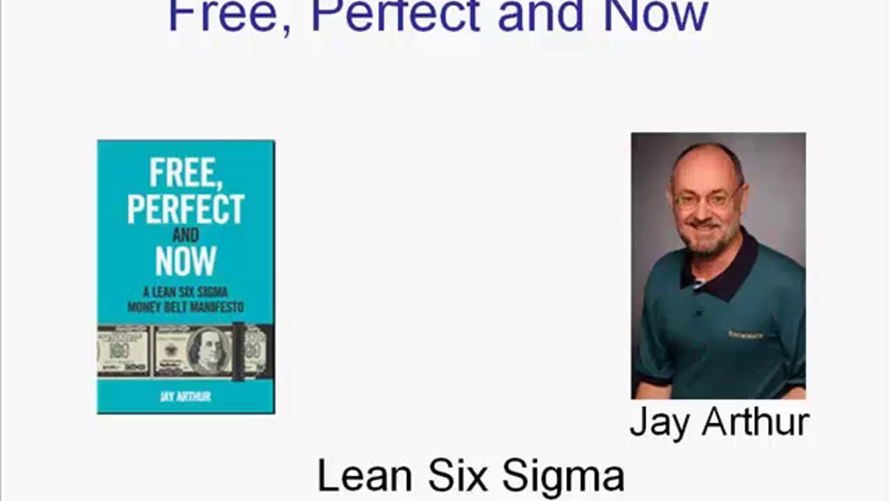 Free Perfect and Now - A Lean Six Sigma Money Belt Manifesto