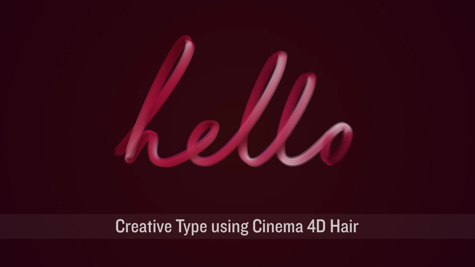 Create type. D4c. Синема 4 д волосы. D4she. Hair animation in Cinema 4d.