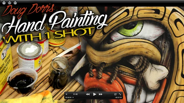 Hand Painting Techniques with 1 Shot by Doug Dorr