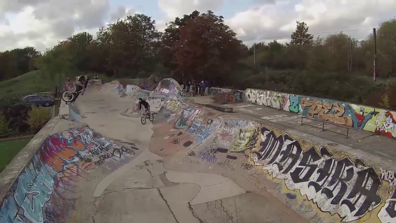 BMX Park - Drone aerial video shoot