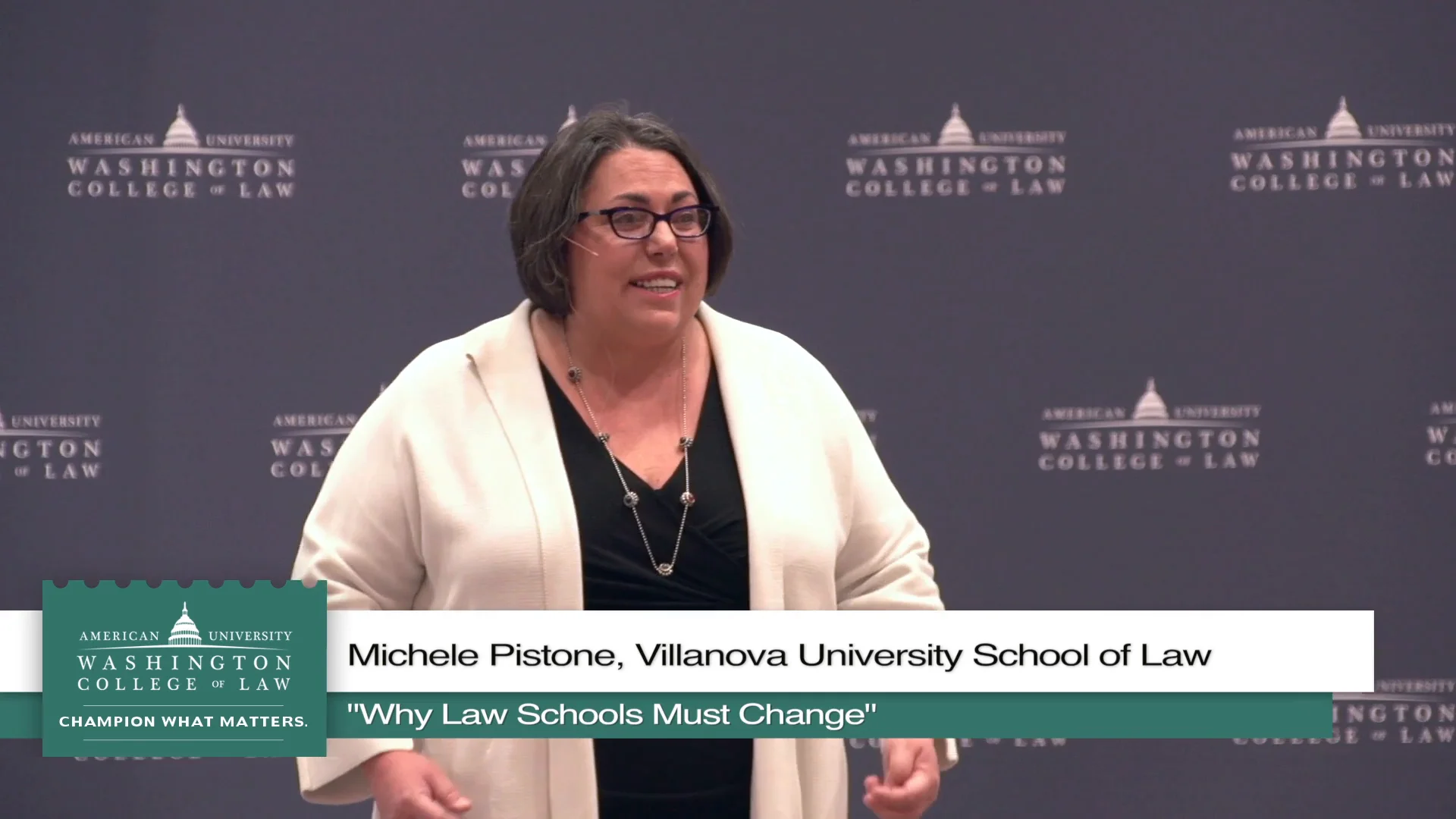 Michele Pistone Villanova University School of Law Why Law School Must Change