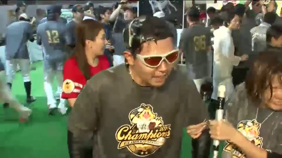 【CS優勝祝勝会】ホークス・中村 「日本シリーズでがんばりたい」