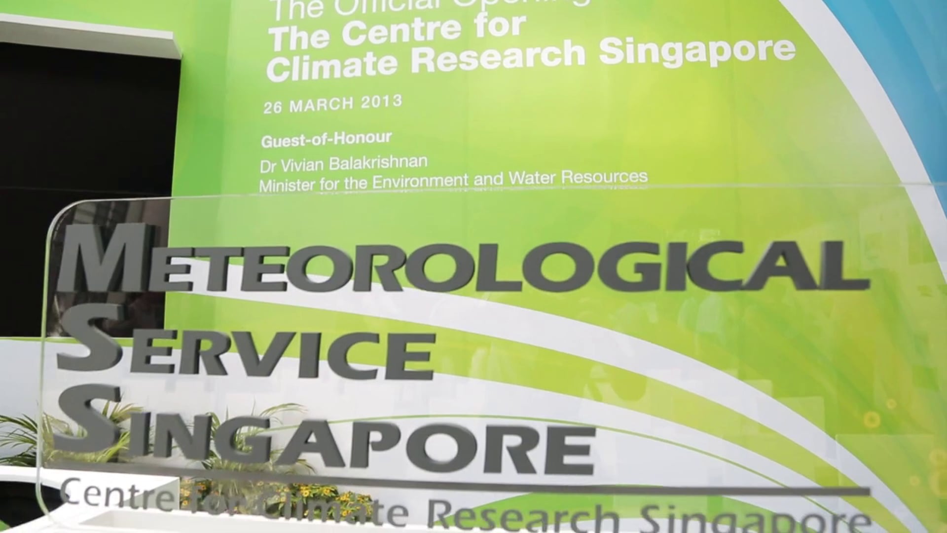 Official Opening of The Centre for Climate Research Singapore