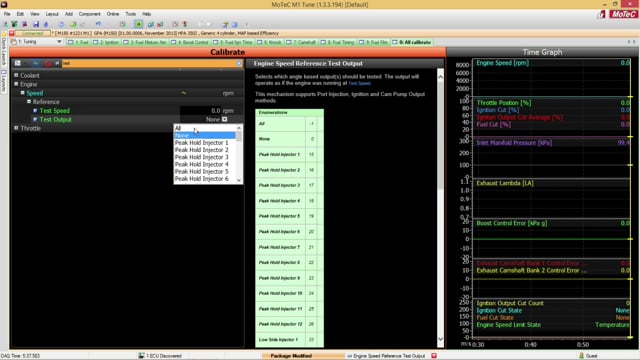 MoTeC M1 Software Tutorial: Testing Outputs