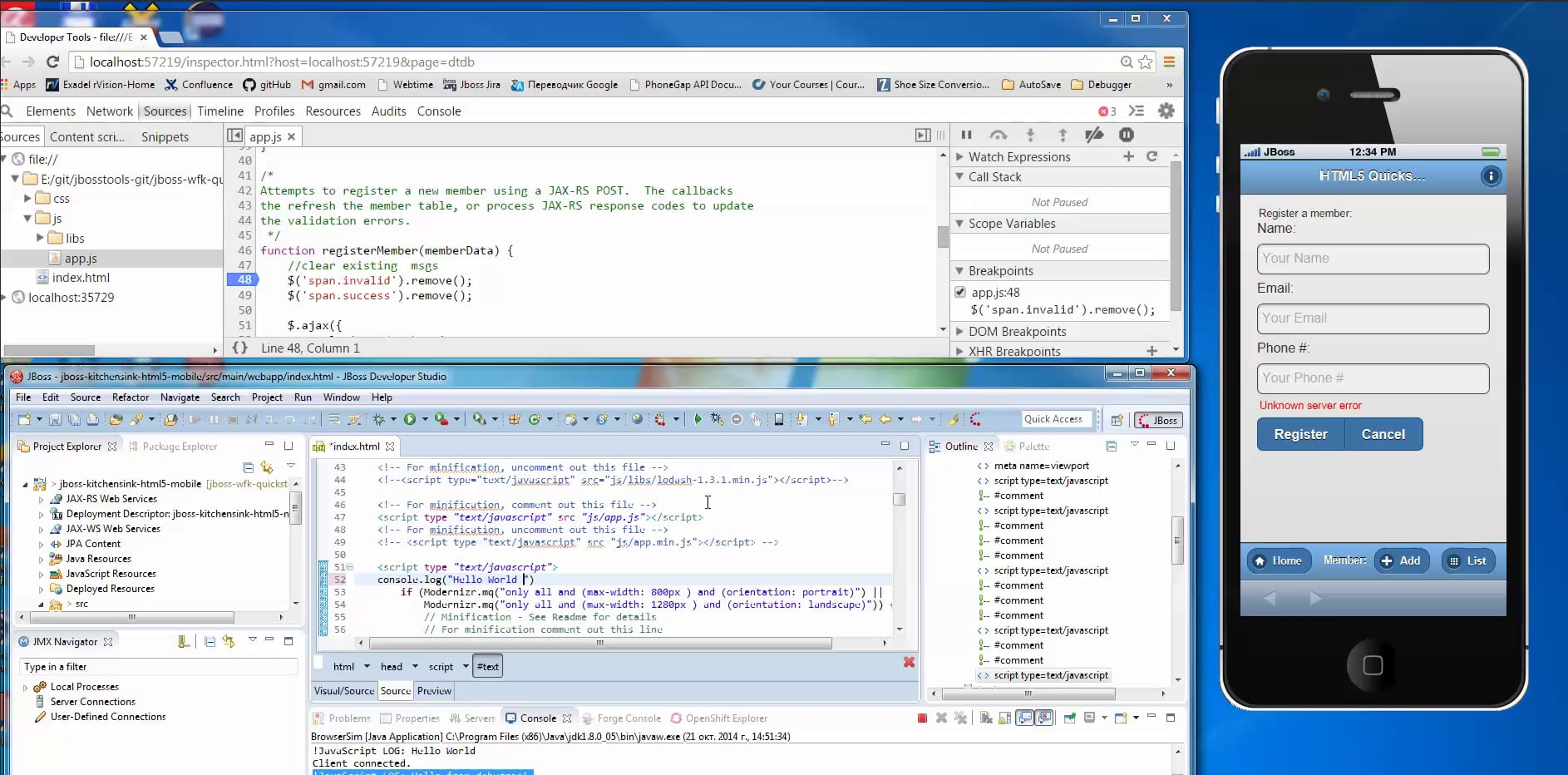 Brand New Browsersim / CordovaSim features on Vimeo