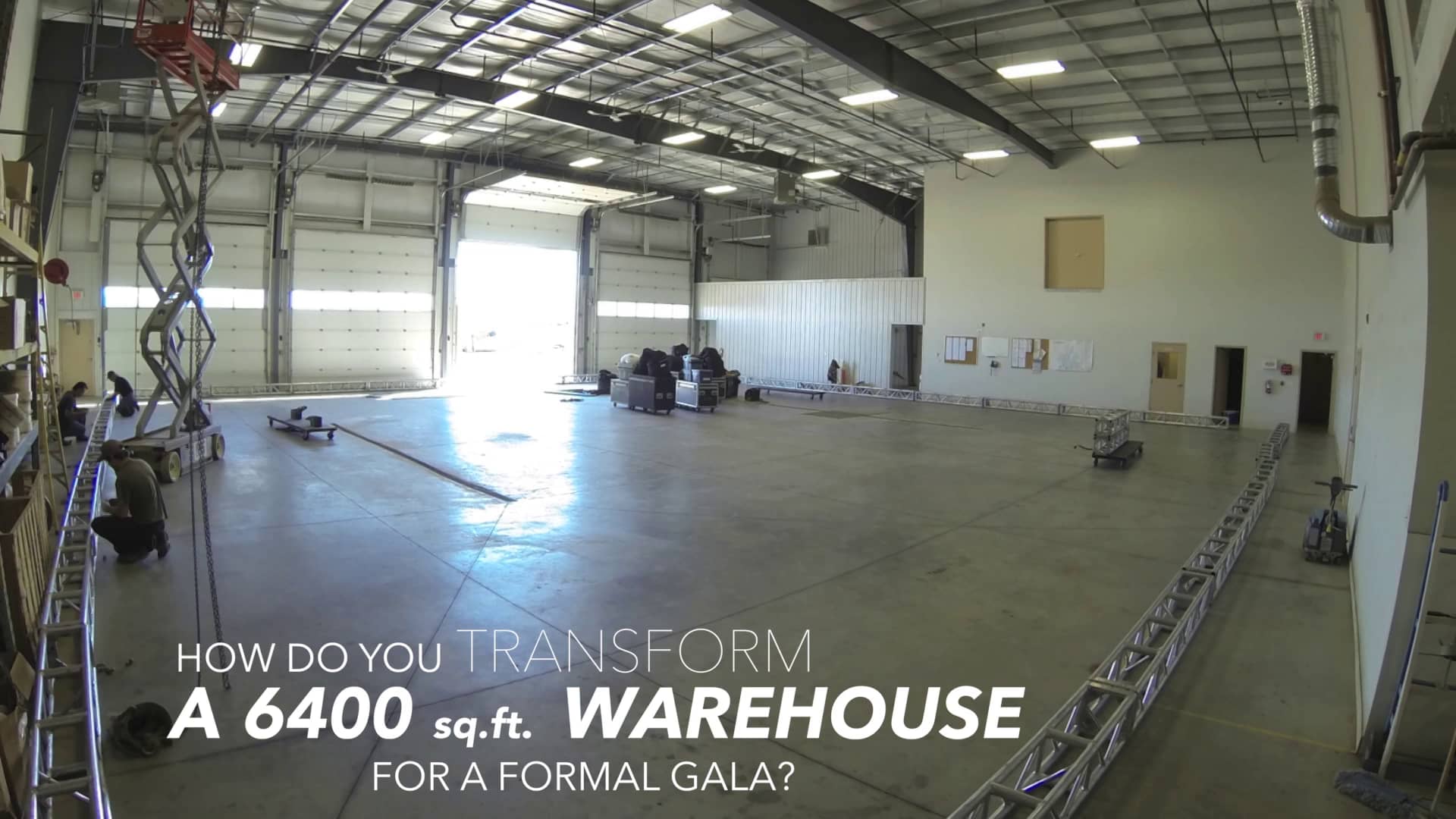 Lux Events Time lapse Event Setup Brunner's Construction on Vimeo